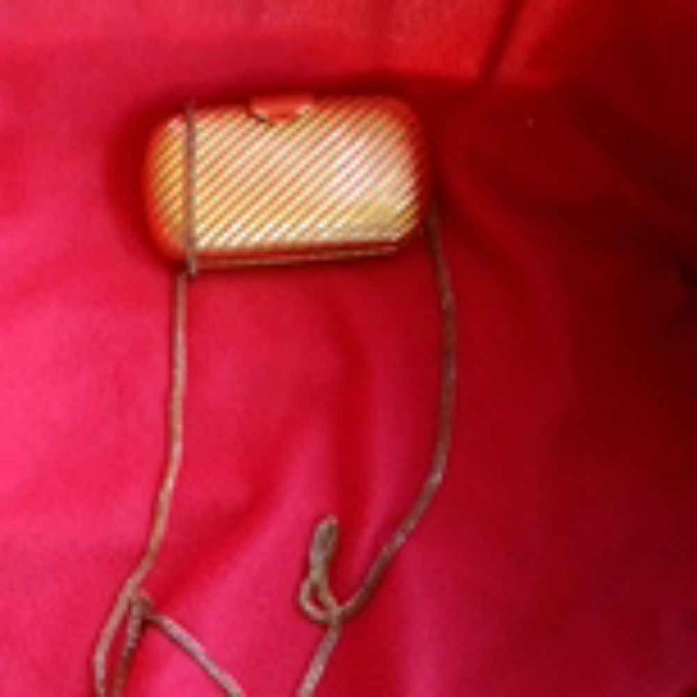 Gold plated evening purse